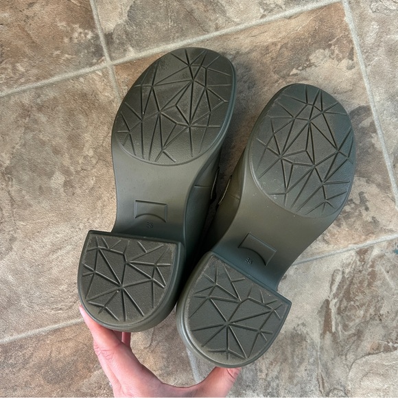 Camper Thelma Pump Green Platform Shoes - Picture 4 of 6